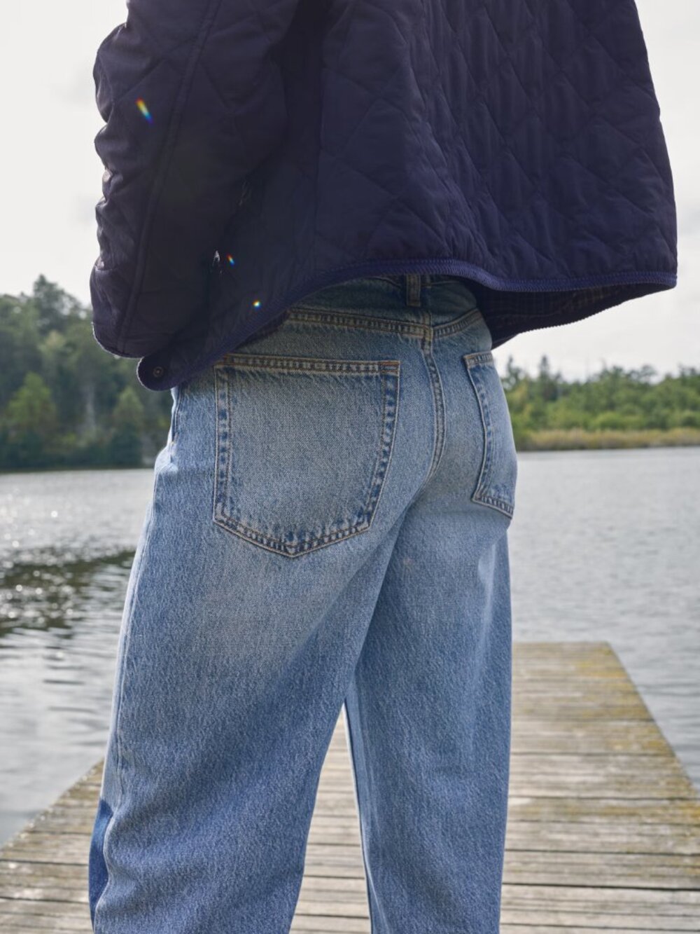 H&M Divided Ultra High-Waist Straight Jeans | US 20 | NWT - Picture 2 of 15